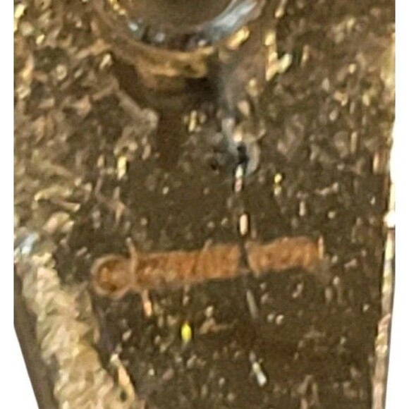 Beetlejuice Striped Sandworm Hoop Charm & Coffin Stud Metal Earrings Signed WBEI - Picture 7 of 7